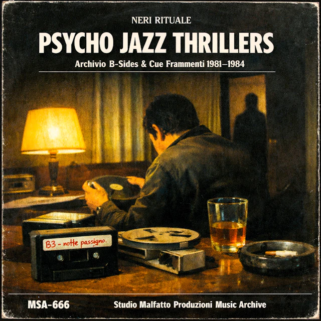 MSA-666: NERI RITUALE – Psycho Jazz Thrillers (Archivio B-Sides & Cue Frammenti 1981–1984)
