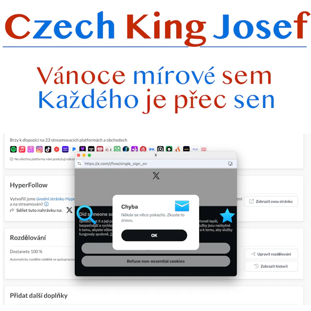 Czech King Josef since 2025