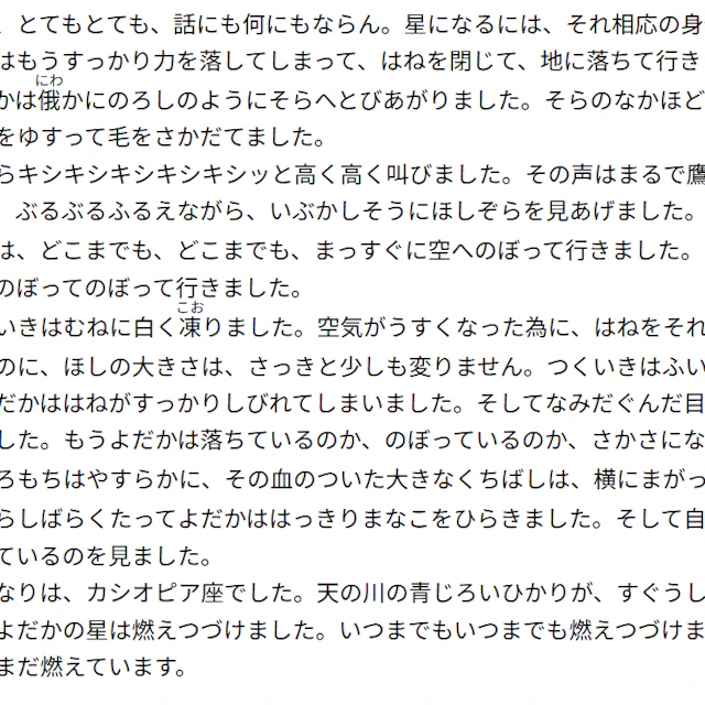 piccadilly - 星のよだか(give life to star)