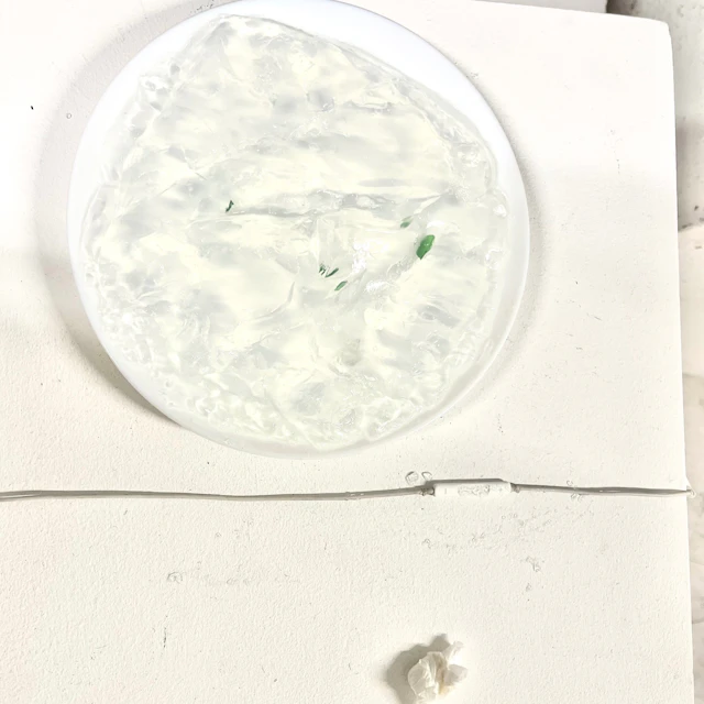 i tried to make jelly but it came back to water so i made a sound with it