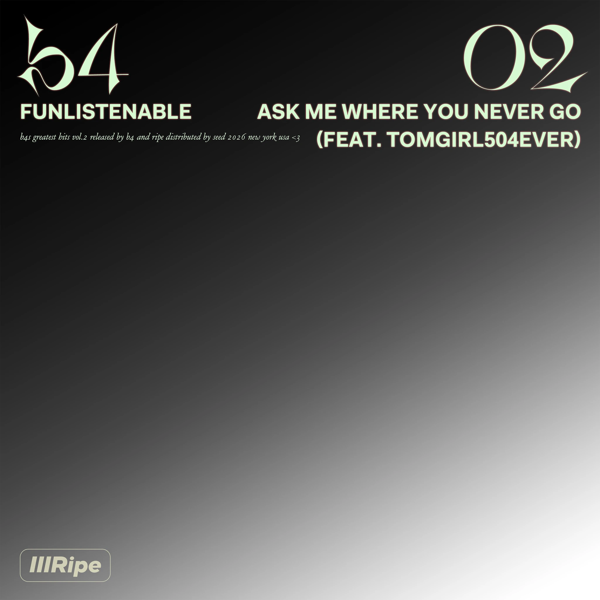 fUnlistenable, TOMGIRL504EVER - Ask Me Where You Never Go