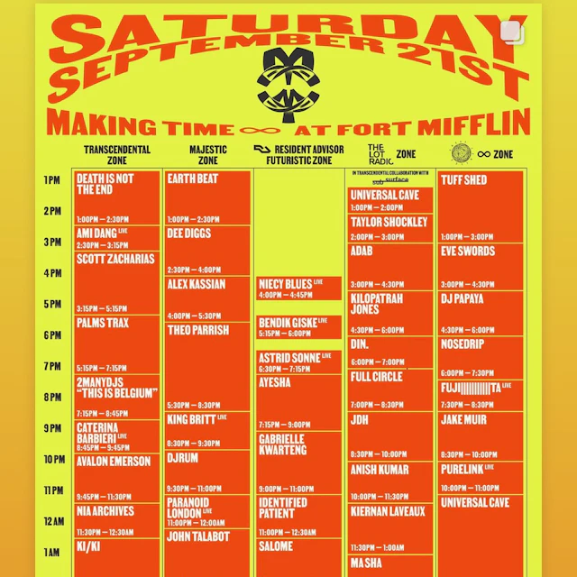 9.21.24 Making Time ∞ Fort Mifflin - Philadelphia