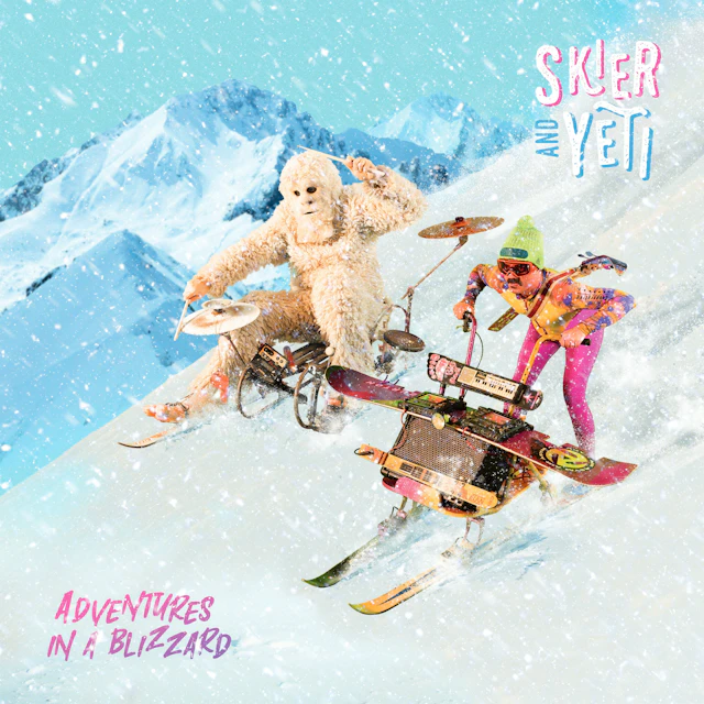Skier and Yeti - Adventures in a Blizzard