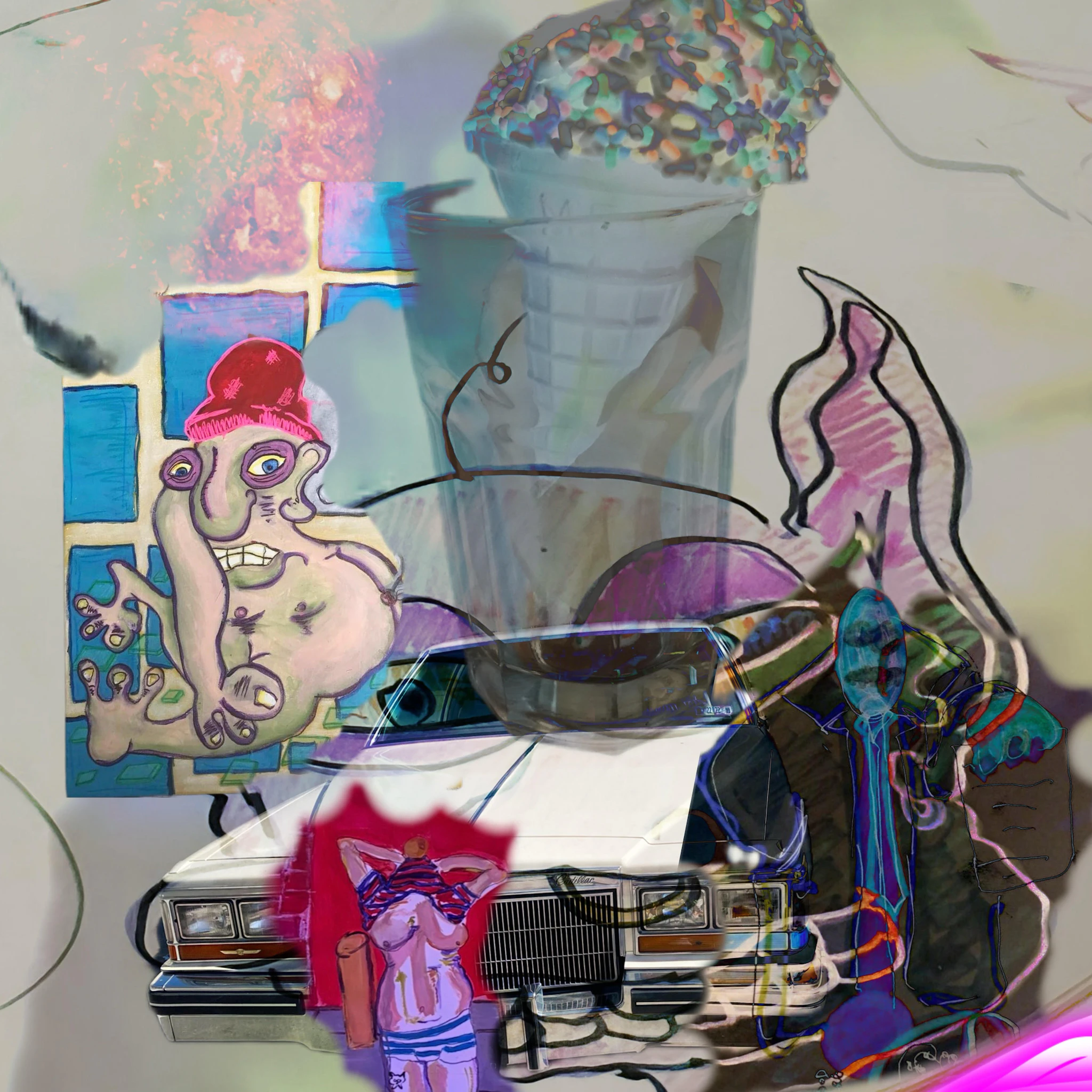 on dough:wet stuff first. Pay attention!