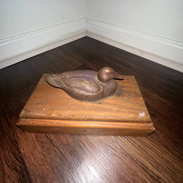 dj shrimp - wooden duck box