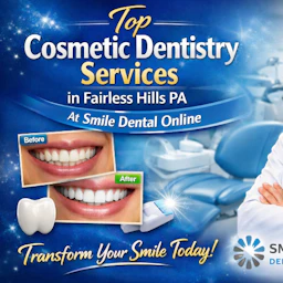 Top Cosmetic Dentistry Services in Fairless Hills PA at Smile Dental Online